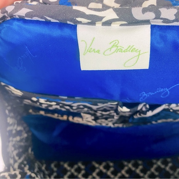 Vera Bradley Canterberry Cobalt Large Campus Backpack 15” x 11” x 5” main image 7